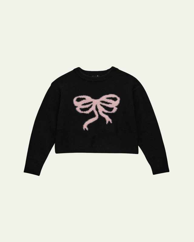 Girl's Tween Maggie Intarsia-Knit Sweater, Size S-X